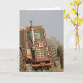 Oude tractor kaart (Gele Bloem)