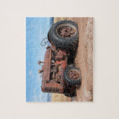 Oude tractor legpuzzel (Verticaal)
