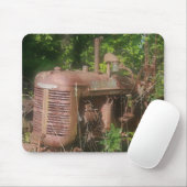 oude tractor mousepad muismat (Met muis)