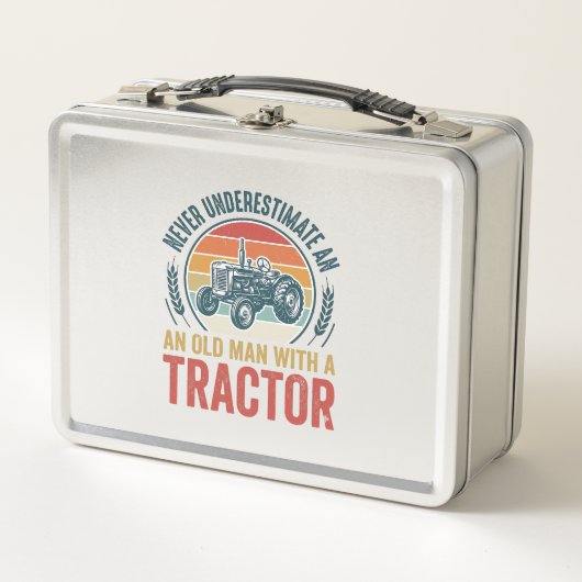Oude Tractor Oude Man Citaat Shirt Ontwerp_1 (Voorkant)
