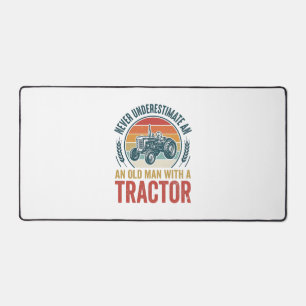 Oude Tractor Oude Man Citaat T-shirt Ontwerp_1 Bureaumat