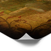 Oude tractor poster (Hoek)