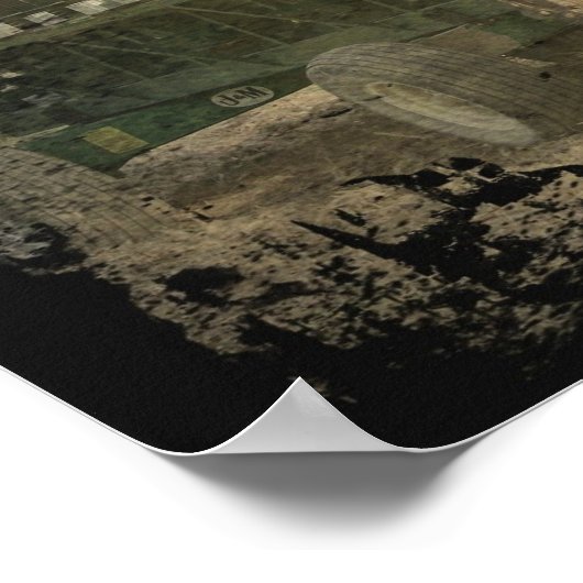 Oude tractor poster (Hoek)