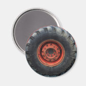 Oude tractorband magneet (Voorkant / Achterkant)