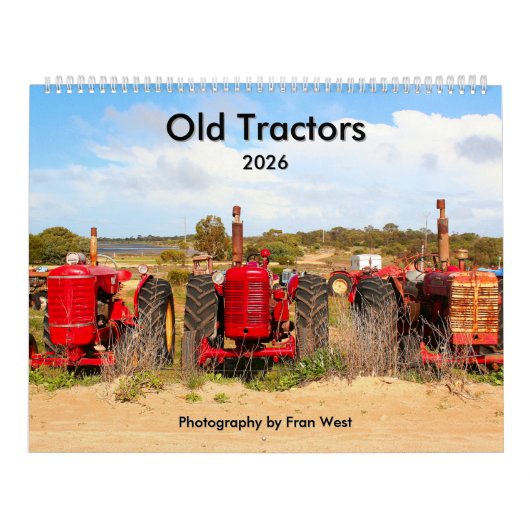 Oude tractoren 2026 Kalender (Hoes)