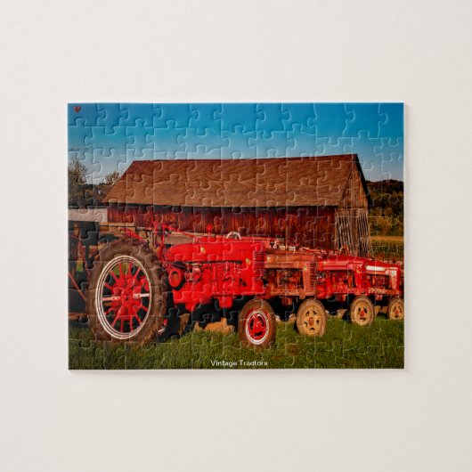 Oude Tractoren Legpuzzel (Horizontaal)