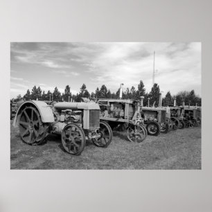 Oude tractoren poster