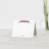 Oude tractornotitiekaart: Logcabine en oude tracto Kaart (Achterkant)