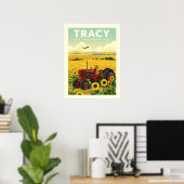 Oude Tracy Californië Poster (Thuiskantoor)