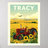 Oude Tracy Californië Poster (Voorkant)