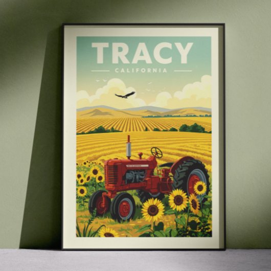 Oude Tracy Californië Poster