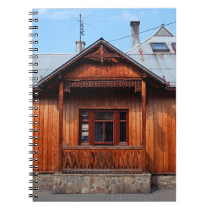 Oude traditionele houten woningen, ousien notitieboek