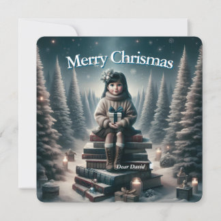 Oude traditionele kerstkaart