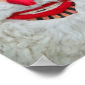 oude traditionele roemeense dacse paganmaskers poster (Hoek)