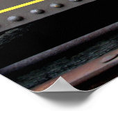 Oude Train Mastrou Ik ben klaar voor Poster. Poster (Hoek)