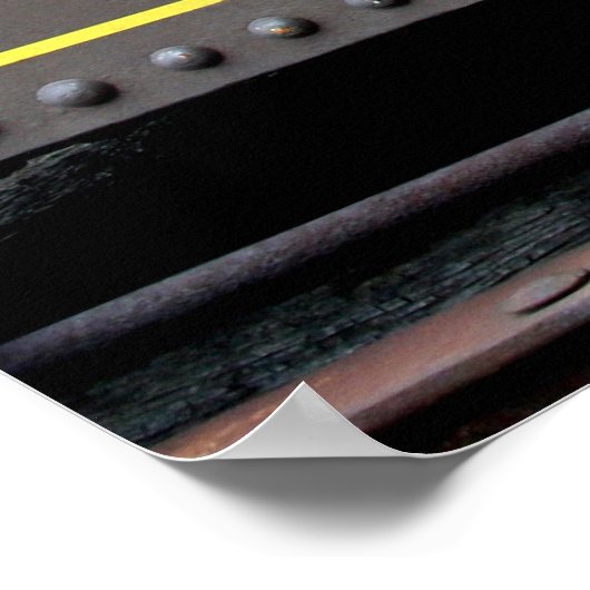 Oude Train Mastrou Ik ben klaar voor Poster. Poster (Hoek)