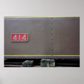 Oude Train Mastrou Ik ben klaar voor Poster. Poster (Voorkant)