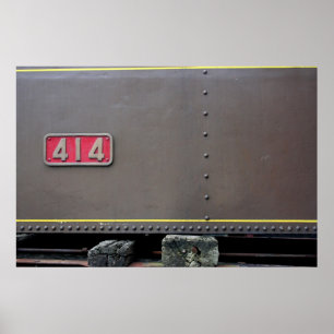 Oude Train Mastrou Ik ben klaar voor Poster. Poster