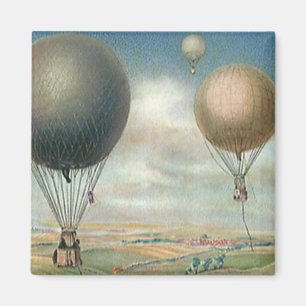 Oude transport Heet Lucht Ballonnen, Luchtballon Magneet