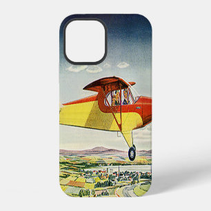 Oude transportvliegtuigen boven landbouwvelden iPhone 12 hoesje