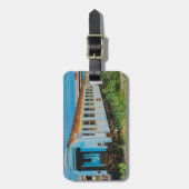 Oude trein bagagelabel (Voorkant verticaal)