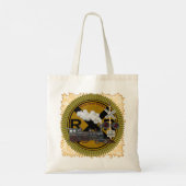 Oude Trein Boodschappentas Tote Bag (Achterkant)