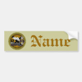 Oude Trein Bumpersticker (Voorkant)