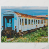 Oude trein flyer (Voorkant)