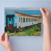 Oude trein flyer (Hand)