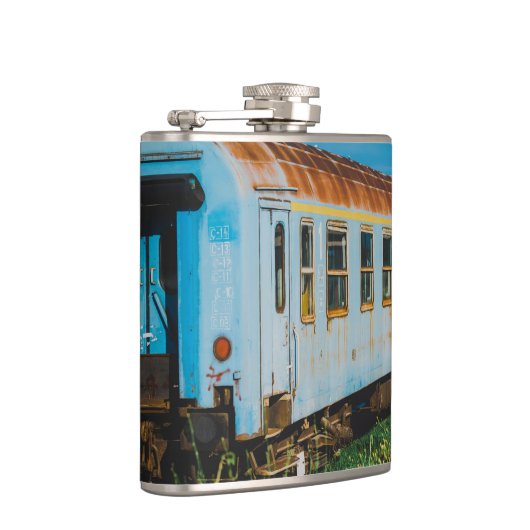Oude trein heupfles (Rechts)