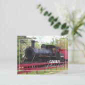 Oude trein in Camuy Puerto Rico Briefkaart (Staand voorkant)