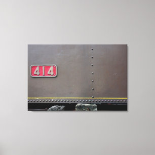 Oude trein Mastrou Ik ben klaar voor onderhoud Can Canvas Afdruk