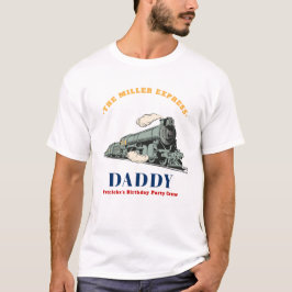 Oude Trein Papa Verjaardag T-shirt