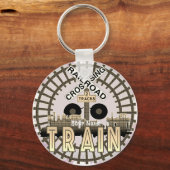 Oude Trein Sleutelhanger (Voorkant)