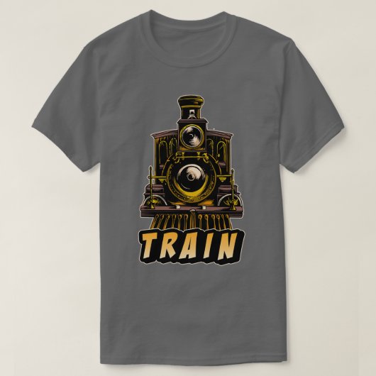 Oude trein t-shirt (Design voorkant)