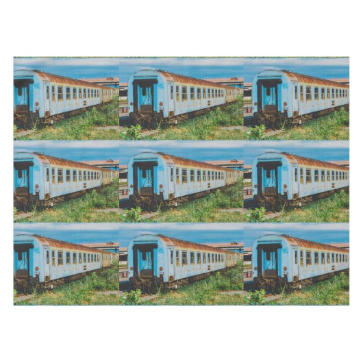 Oude trein tafelkleed (Voorkant (Horizontaal))