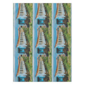 Oude trein tafelkleed (Voorkant)
