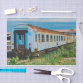 Oude trein tissuepapier (Craft)
