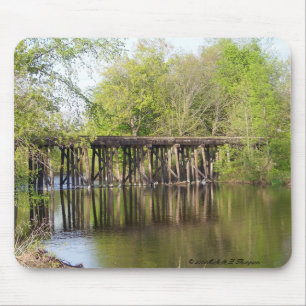 Oude Trein Trussel Mousepad Muismat
