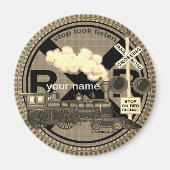 Oude Treinmagneet Magneet (Voorkant)