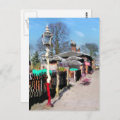 OUDE TREINSTATION BRIEFKAART (Voorkant / Achterkant)