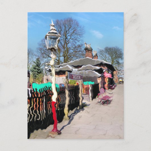 OUDE TREINSTATION BRIEFKAART (Voorkant)