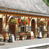 OUDE TREINSTATION BRIEFKAART