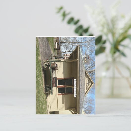 Oude treinstation briefkaart (Staand voorkant)