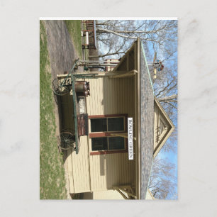 Oude treinstation briefkaart