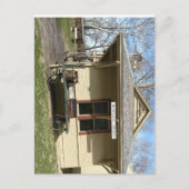 Oude treinstation briefkaart (Voorkant)