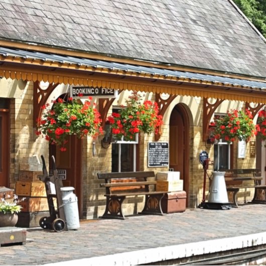 OUDE TREINSTATION FOTOBLOKKEN
