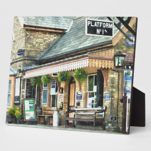 OUDE TREINSTATION FOTOPLAAT