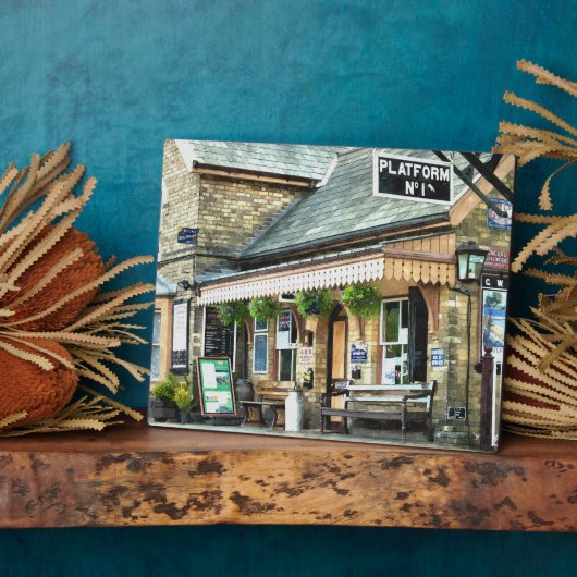 OUDE TREINSTATION FOTOPLAAT (Zijkant)