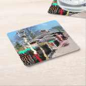 OUDE TREINSTATION KARTONNEN ONDERZETTERS (Schuin)